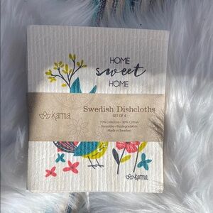 New Karma Swedish Dishcloths Set of 4